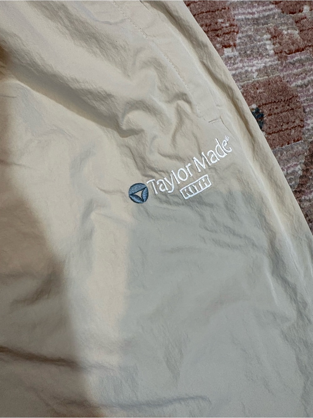Rare Kith TaylorMade Beige Drawstring Joggers - Picture 2 of 10